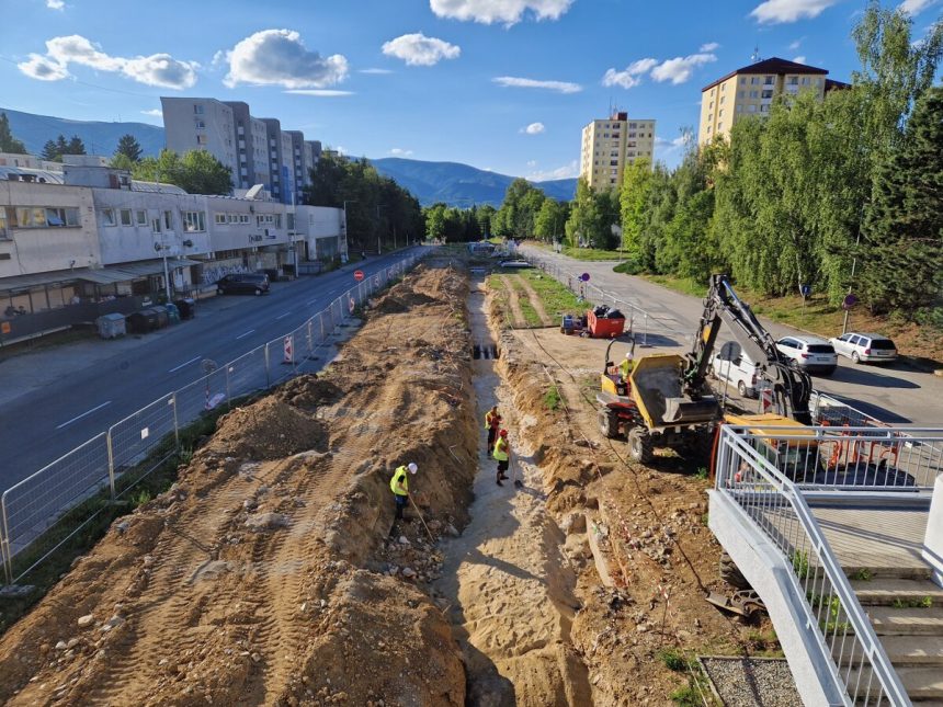 Cesta cez mesto bude pomalsia praca na rozvodoch tepla potrva este par tyzdnov