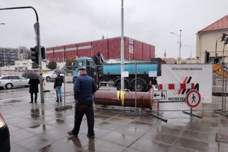 Hlavnu krizovatku v Nitre opat uzavru