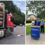 Pretazene kamiony poskodili novu cestu zupy pokutuju