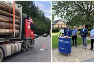 Pretazene kamiony poskodili novu cestu zupy pokutuju