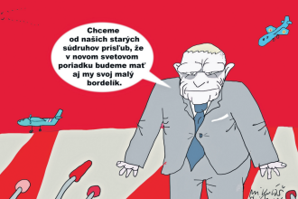 Karikatura dna Novy svetovy poriadok