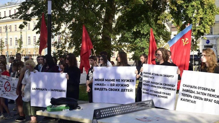 Rusko po rokoch zaziva protesty proti aplikacii