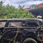 Na D2 auto prerazilo zvodidla a spadlo