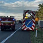 Na dialnici medzi Malackami a Bratislavou havaroval nakladiak Premavka je obmedzena