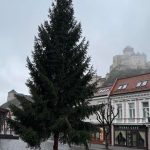 Mierovemu namestiu v Trencine dominuje 14 metrov vysoky smrek V centre bude do Troch kralov