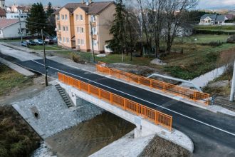 Novy most dokoncili pred zimou otvoreny pre verejnost