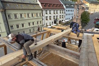 Obnova barokoveho krovu konci dokoncenie o tyzden