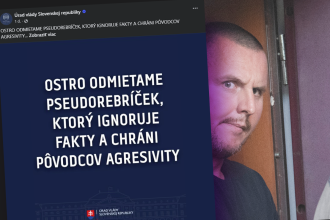 Urad vlady sa zastal dezinfoskeny a Bombicovi dochadza ze ho zneuzili