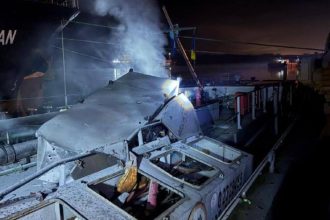 Ruske utoky na juznu Ukrajinu poskodili lod pod slovenskou vlajkou