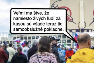 Cynicka obluda Skutocny dovod hnevu na pokladne