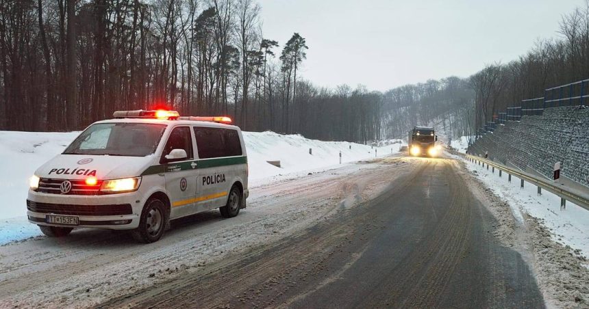 Skrizene kamiony a dopravne nehody na Zapade