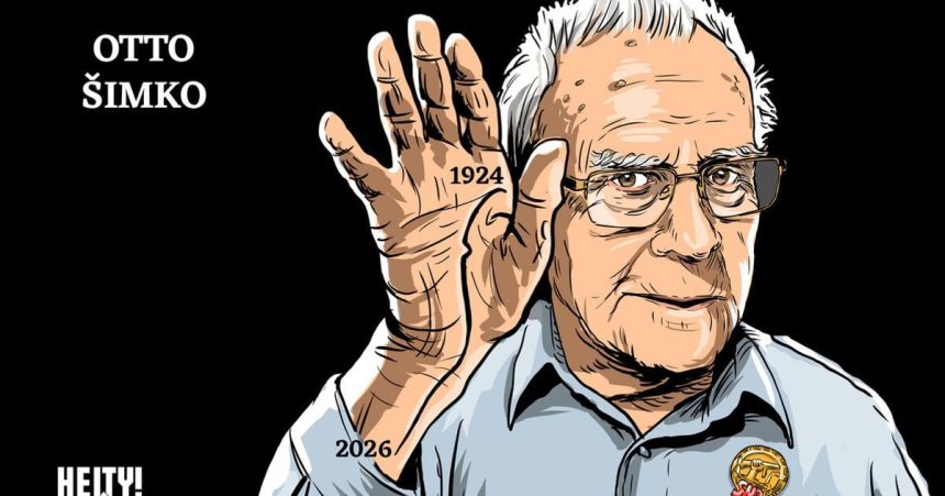 Karikatura dna RIP Otto Simko