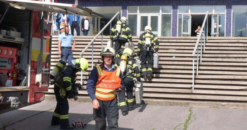 Poziar odhalil slabinu monobloku nemocnice zasah z vonku nad sieste podlazie je takmer nemozny