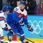 Slafkovsky je v najlepsiej patke Kanadske bodovanie na ZOH 2026