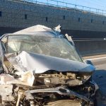 znicene automobily poskodena protihlukova stena vodic osobneho vozidla bol v case narazu vonku