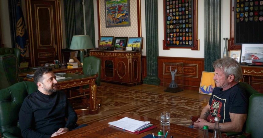 Ukrajina Rusko Online Sean Penn dostal ukrajinskeho Oscara vyrobeneho z kusu vagona