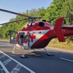 Vazna nehoda pri obci Horny Bar zasahuju vsetky zachranne zlozky