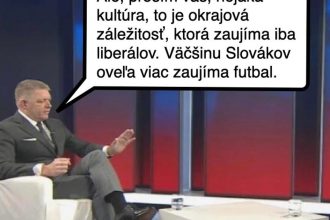 Cynicka obluda Kultura vraj nezaujima Slovakov