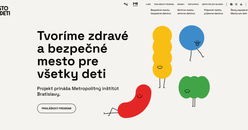 Program Mesto pre deti sa otvara pre dalsie skoly a komunity v Bratislave