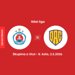 Nike liga Slovan Bratislava porazil doma Dunajsku Stredu a oslavuje titul