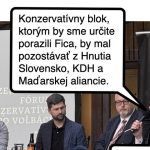 Cynicka obluda Konzervativny blok Ficovych pomocnikov