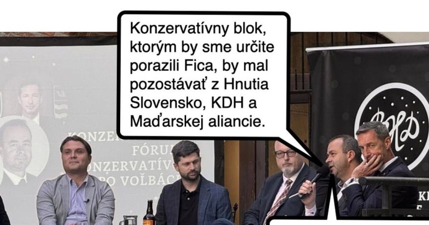 Cynicka obluda Konzervativny blok Ficovych pomocnikov