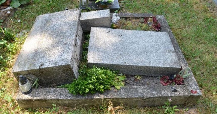 v jasove vandal poskodil 22 nahrobnych kamenov policia zacala trestne stihanie