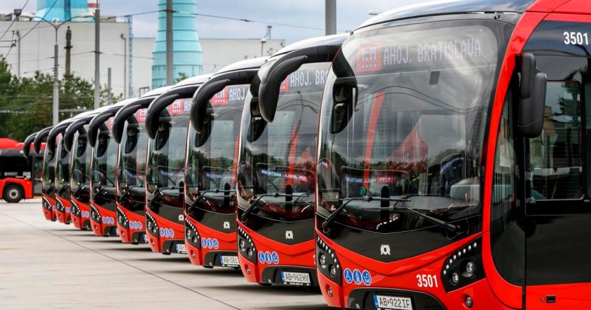 Bratislavsky dopravy podnik predstavil 18 novych dieselovych autobusov