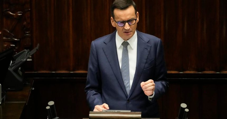Polsky expremier Morawiecki konci ako predseda frakcie Europi konzervativci a reformisti v Europskom parlamente