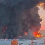 Ukrajina Rusko Online Petrogadom sa opak valil husty dym ukrajinske drony zasiahli dalsi sklad Wildberries
