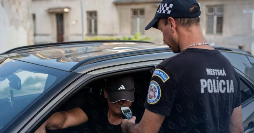 Vodic sposobil nehodu a pokusil sa o utek Policajti ho zablokovali na krizovatke Bol pod vplyvom alkoholu