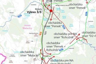 v piatok sa docasne uzavru vetvy dialnicneho uzla malacky na d2