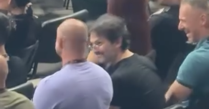 Kalinak a obzalovany Bodor boli na zapase MMA v Srbcsku Sedeli vedla seba na tribune