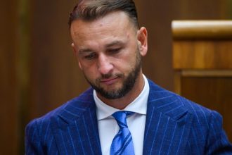utaj Estok planoval oznamit nahvrh na zmenu ustavy na tlacovku vsak napokon neprisiel