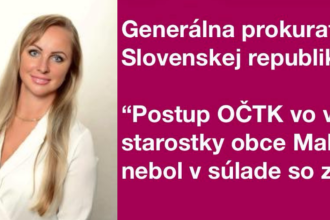 za sest rokov jedenast priestupkov generalny prokurator sa vyjadil k starostke malatinej
