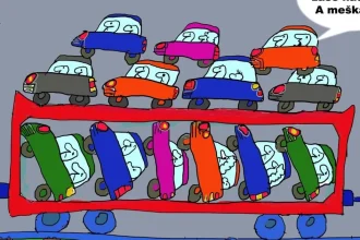 Karikatúra dňa: Výhodné cestovanie vlakom za nízke ceny