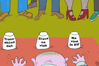 Kreslený vtip dňa: Muž, ktorý zbiera škrupinky