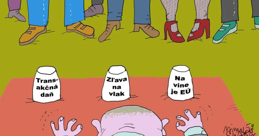 Kreslený vtip dňa: Muž, ktorý zbiera škrupinky