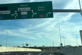 Na novom turbokruháči chýba značenie Košíc, vodiči idú cez Zvolen a Miskolc