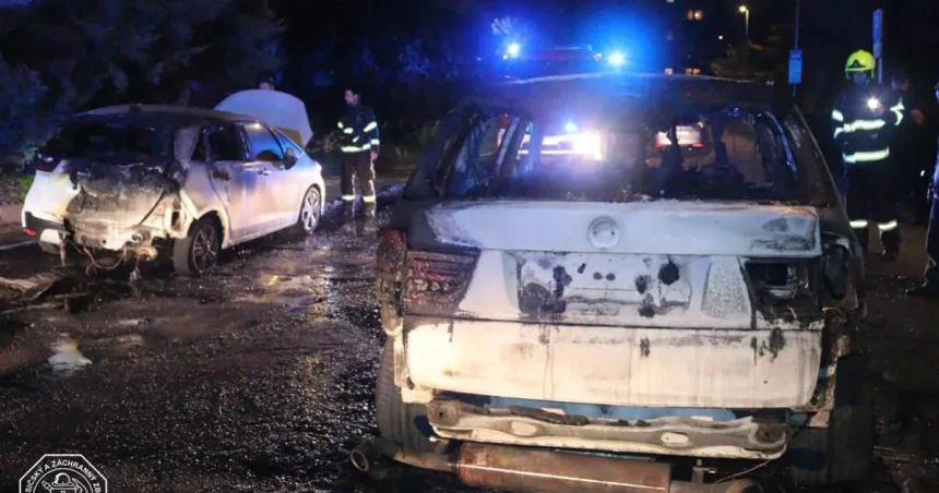 Požiar dvoch áut v Bratislave spôsobil škodu za 36-tisíc eur