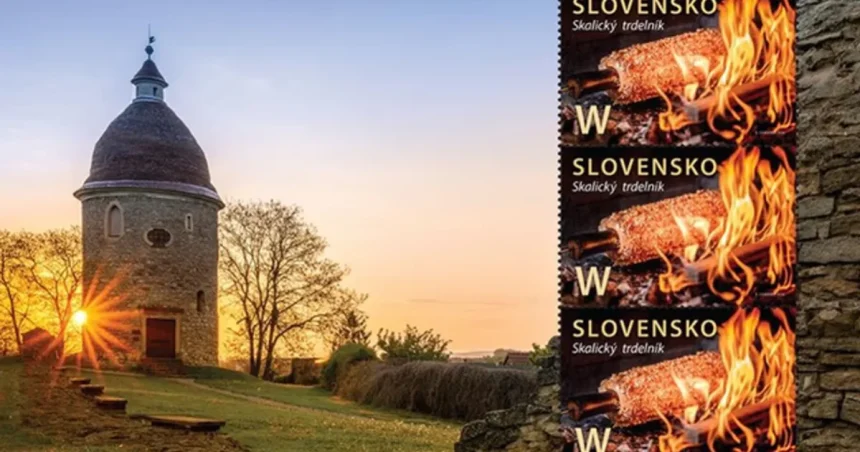 Skalický trdelník na poštovej známke. Emisia pripomína sladký symbol Záhoria