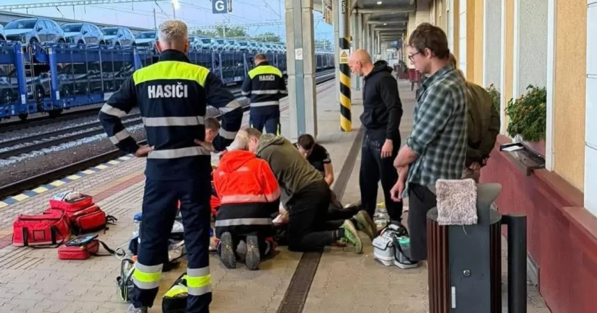 Svedok opísal boj o život muža na stanici v Teplej, po pol hodine ho oživili