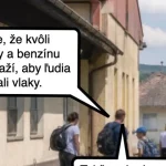 Cynická obluda: Nafta je drahá, cestujte viac vlakom