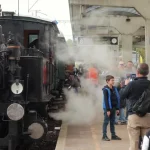 Do Železničného múzea v Bratislave priviezol návštevníkov 130-ročný parný rušeň