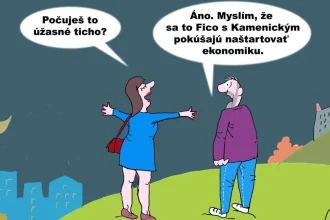 Karikatúra dňa: Úžasné ticho, až to bolí