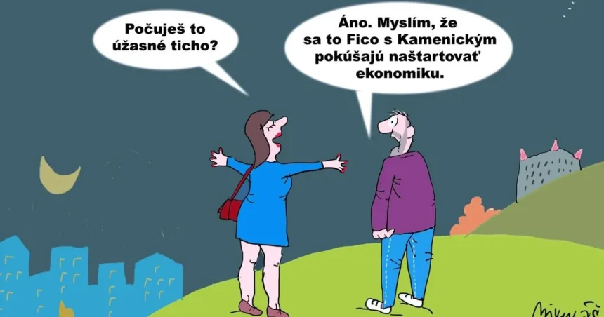 Karikatúra dňa: Úžasné ticho, až to bolí