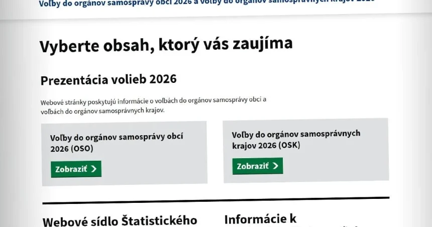 Zasiahne globálna IT katastrofa naše voľby? Štatistický úrad hovorí o bezpečnosti systému